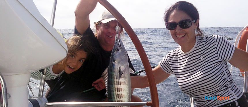 familia pescando
